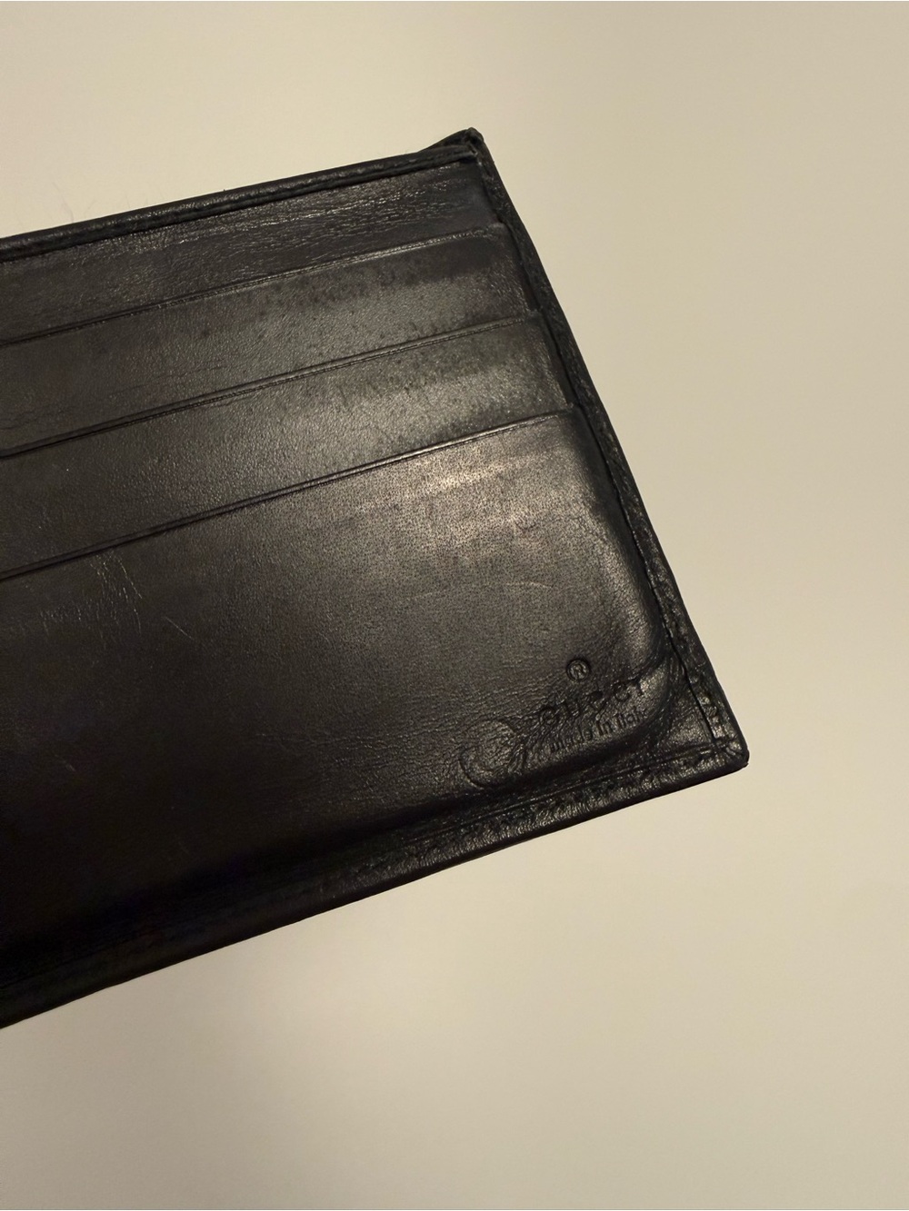 Authentic Gucci Men's Black Bi-Fold Wallet - Classic Canvas - Picture 8 of 8